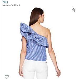Misa One shoulder top NWT